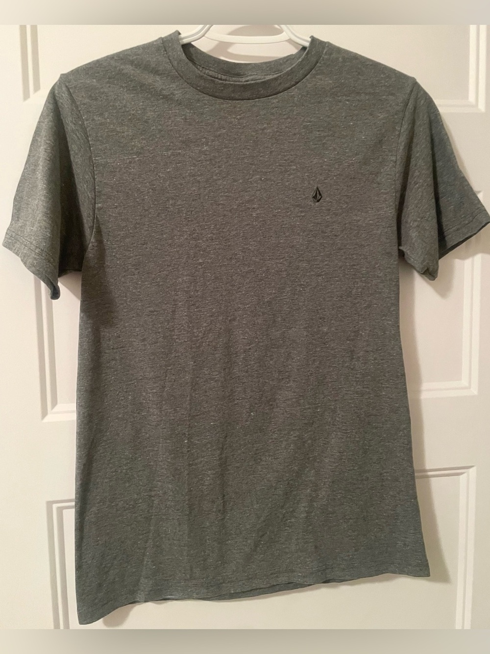 Volcom Men's Heather Gray Short Sleeve Crew Tee Size Small